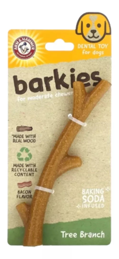 Brinquedo Roer Barkies Tree Branch Arm&hammer Cães Até 15kg