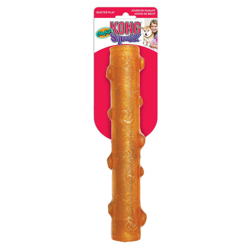 Brinquedo Bastao Kong Squeezz Crackle com Som Crocante - Grande