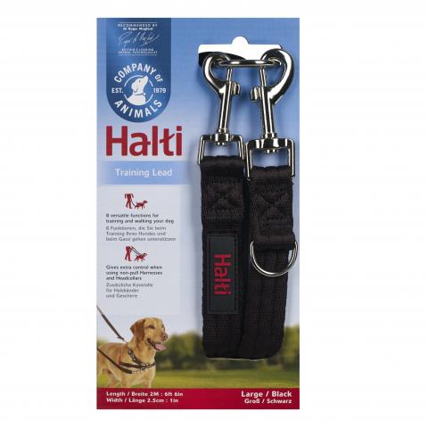 Guia para cachorro Halti Training Lead com duas pontas