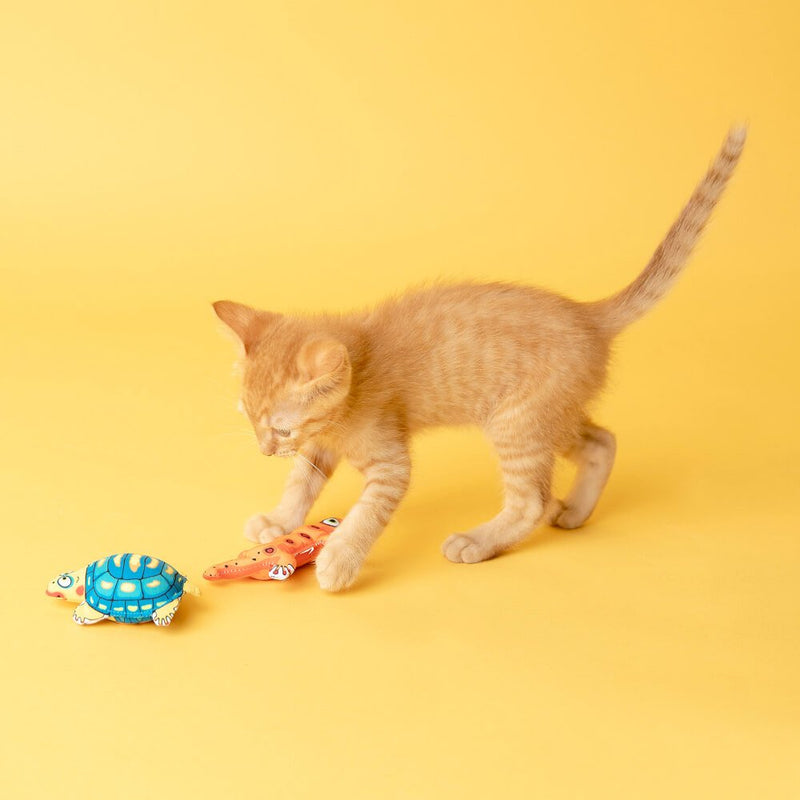 Brinquedo Lagartixa Fatcat Crackler Para Gatos com Catnip