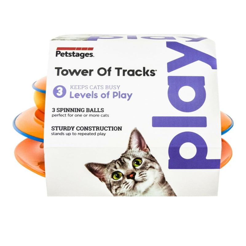 Brinquedo Interativo torre para gato Petstages Tower of Tracks