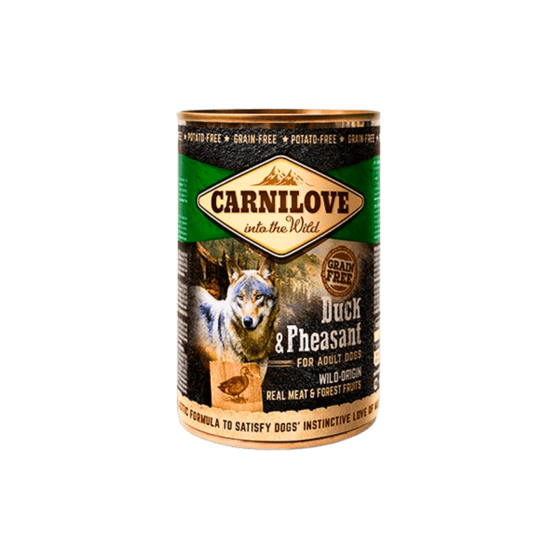 Alimentação Natural Carnilove Pato & Faisão Grain Free para Cães - New York Pets