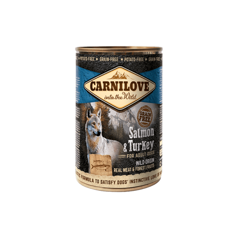 Alimentação Natural Carnilove Salmao & Peru Grain Free para Cães - New York Pets