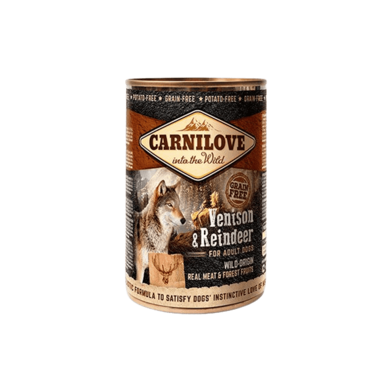 Alimentação Natural Carnilove Veado & Rena Grain Free para Cães - New York Pets