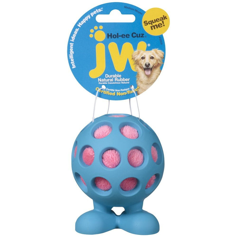 Bola JW Holee Cuz Médio para Cachorro - New York Pets