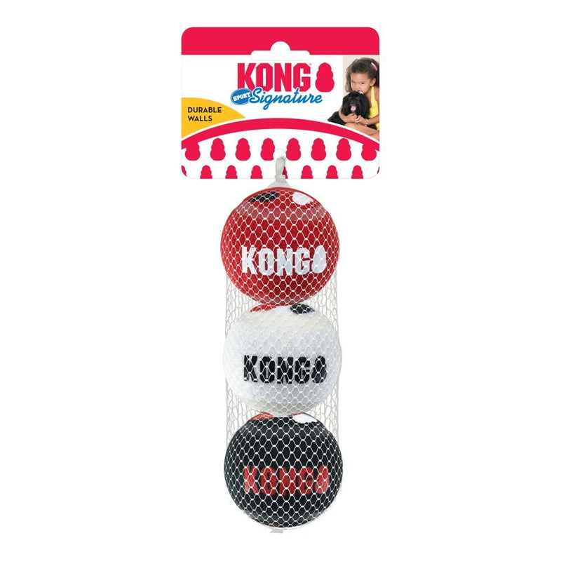 Bola Kong Signature Sport Balls 3 unidades - Médio - New York Pets