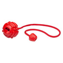 Bola Recheavel Hercules com Corda aroma Carne para cachorro - New York Pets