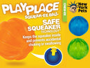 Brinquedo Bola JW Squeaky Ball com apito para cachorro - New York Pets