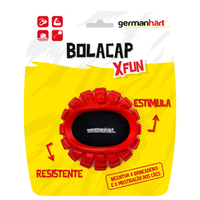 Brinquedo Bolacap Xfun Germanhart com apito para cachorro - New York Pets