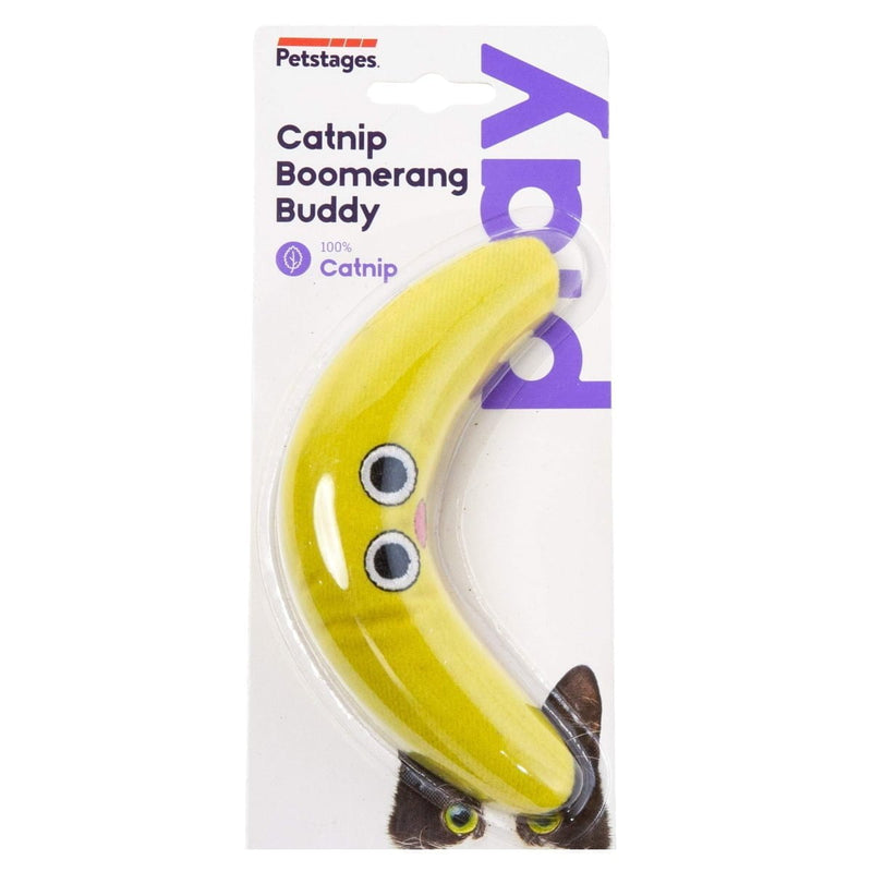 Brinquedo Interativo para gato Petstages bumerang Banana com catnip - New York Pets
