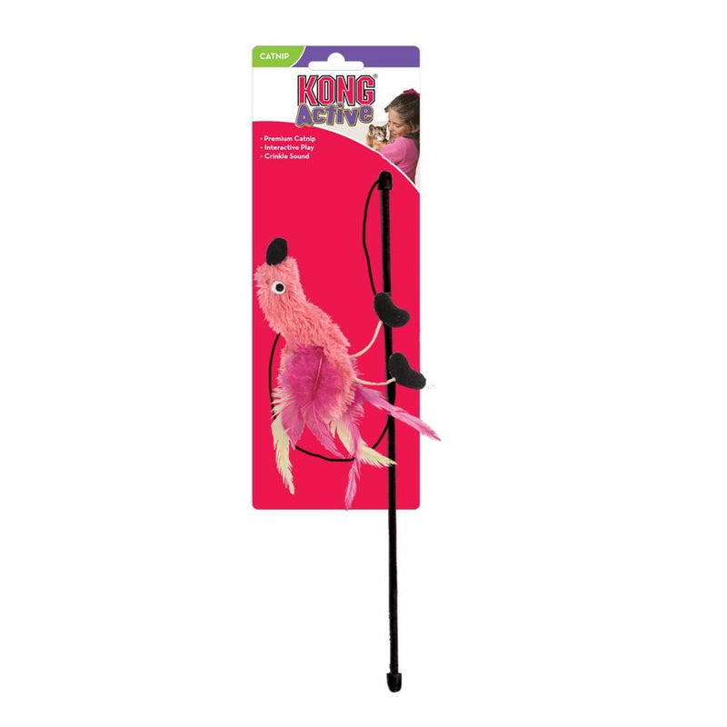 Brinquedo kong feather teaser p/ gatos - New York Pets