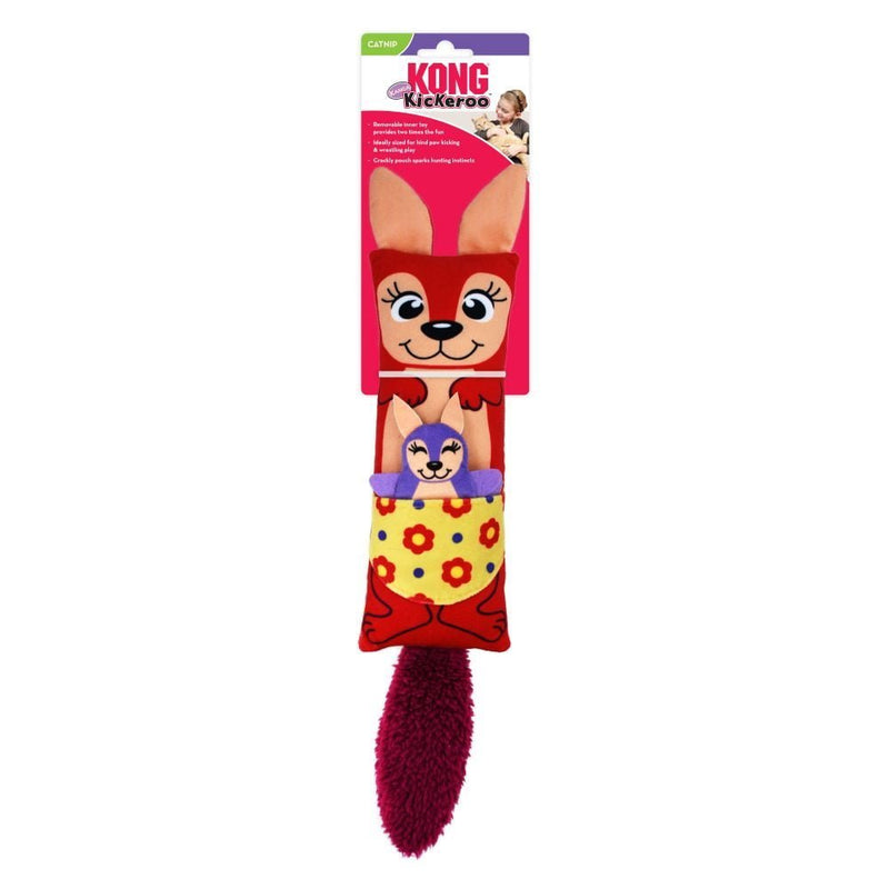 Brinquedo kong kickeroo kanga 2 em 1 p/ gatos - New York Pets
