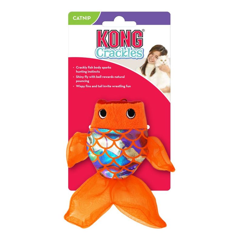 Brinquedo para Gato Peixe com som crocante Kong - New York Pets