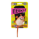 Brinquedo Rato Fatcat Eeeks Para Gato - Marrom com Catnip - New York Pets