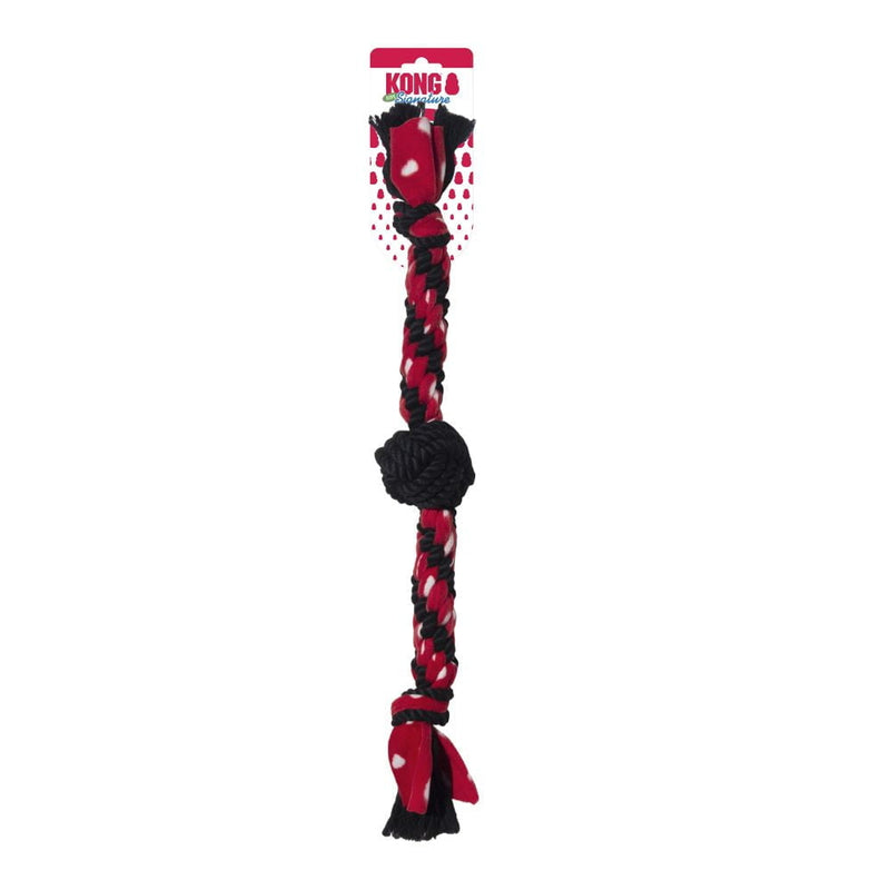 Cabo de Guerra Kong Signature Rope Corda com Bola para Cães - New York Pets