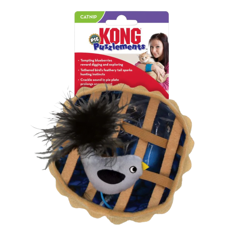 Brinquedo de Gato Kong Puzzelements Pie