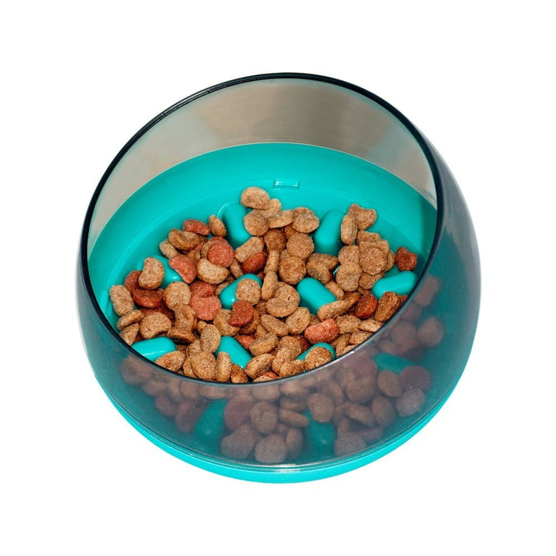 Comedouro Lento Muddy Paws João Bobo com Acrílico para cães - New York Pets