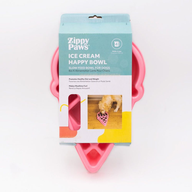 Comedouro Lento Sorvete ZippyPaws - New York Pets