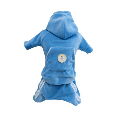Conjunto Esporte Plush Azul 4 Patas - New York Pets