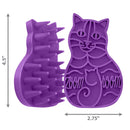 Escova massageadora kong zoomgroom para gatos - New York Pets
