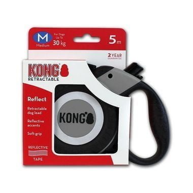 Guia Retrátil Cães Kong Reflective Leash - New York Pets