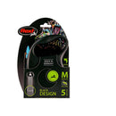 Guia Retratil Flexi Black Design Fita - 5 Metros p/ cães - New York Pets