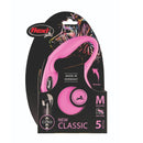 Guia Retrátil Flexi New Classic Corda Rosa 5 Metros - New York Pets