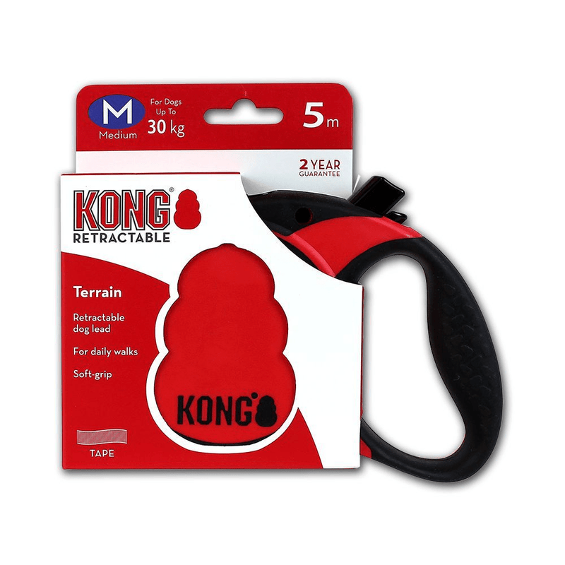 Guia Retrátil Kong Terrain para Cães - New York Pets
