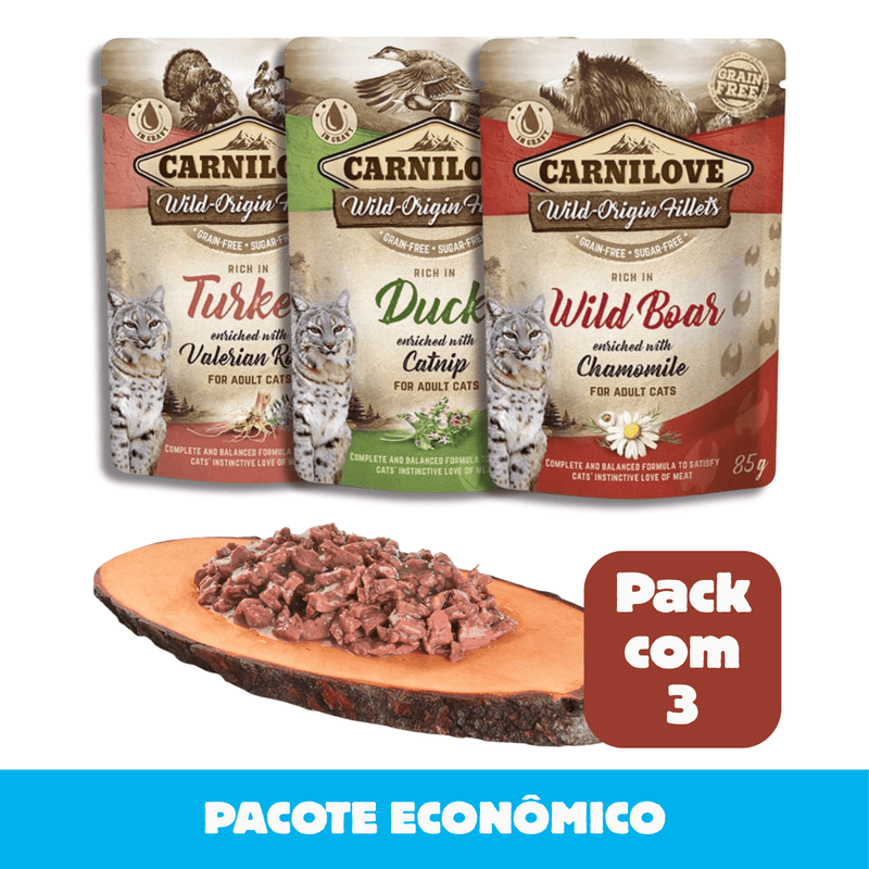 Kit de Sache para Gato - Relax Carnilove - New York Pets