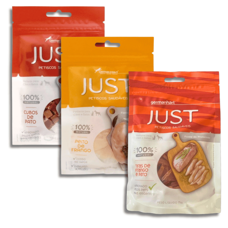 Kit Just Degustação - Pack com 3 Sabores - New York Pets