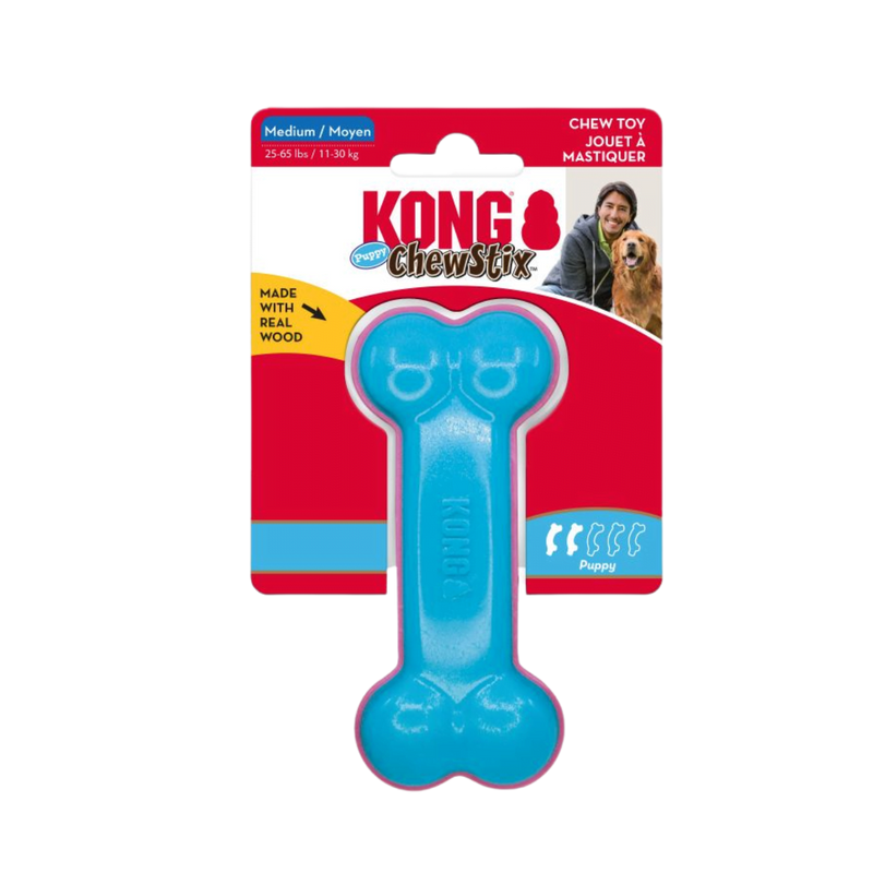 Brinquedo para filhotes Kong ChewStix Puppy Curved