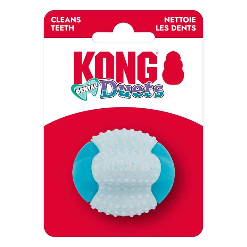 KONG Duets Dental Ball – Brinquedo Mordedor Dental para Cães - New York Pets