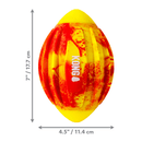 KONG Flexball Football – Brinquedo Interativo para Cães com Mordida Moderada - New York Pets