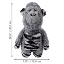 KONG Jungle Jamz Gorilla – Brinquedo Sonoro e Interativo para Cães - New York Pets