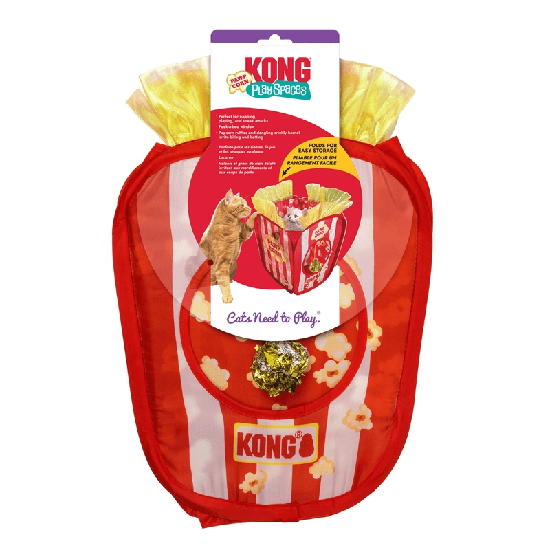 KONG Play Spaces Pawpcorn – Cestinha Dobrável para Gatos - New York Pets