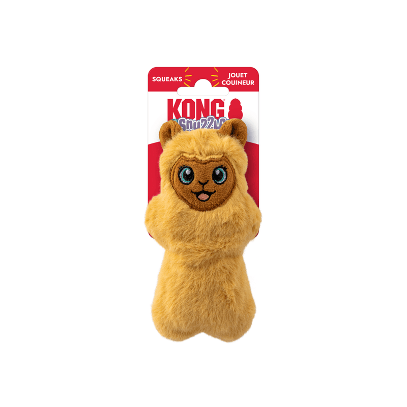 KONG Snuzzles Mini Llama – Brinquedo Pequeno e Interativo para Cães - New York Pets