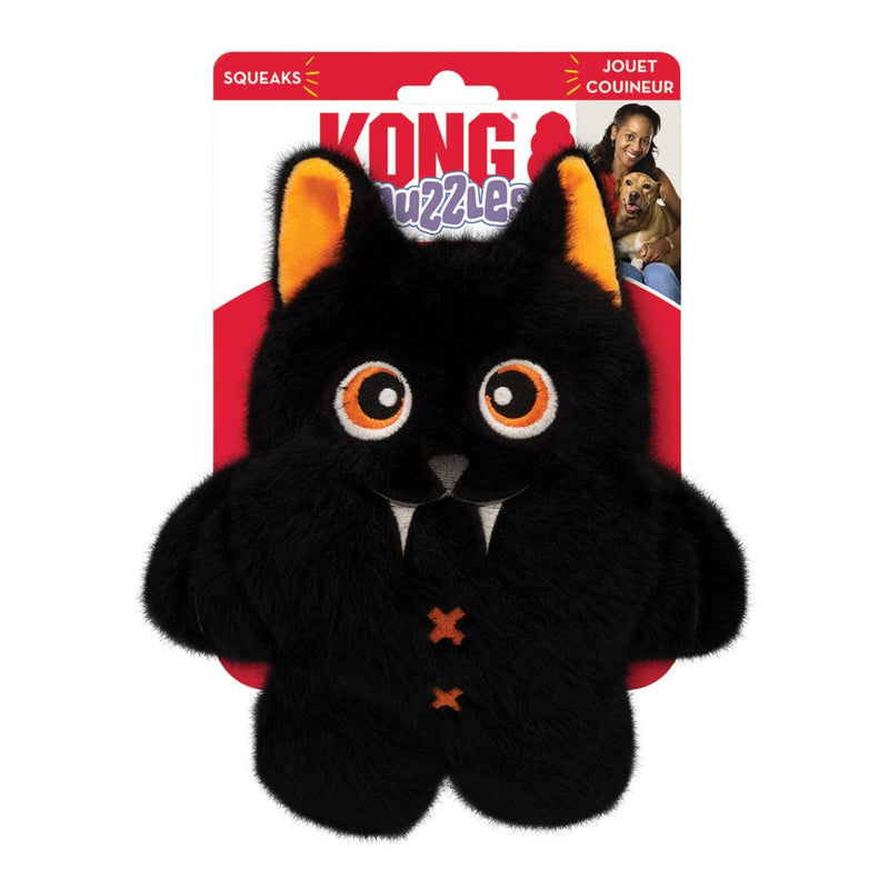 Kong Snuzzles Pelucia Gato Preto Média para Cachorro - New York Pets