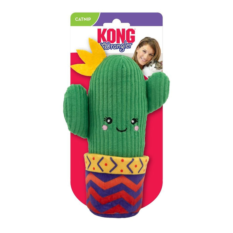 Kong Wrangler Cactus Brinquedo Para Gato Com Som Crocante - New York Pets