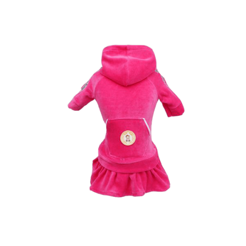 Moletom Vestido Esporte Pink Plush - New York Pets