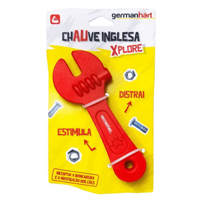 Mordedor Chauve Inglesa Xplore Germanhart para cachorro - New York Pets