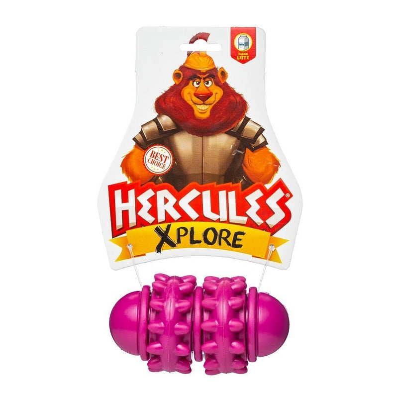 Mordedor Hercules Xplore Cilindro Aroma Leite para cachorro - New York Pets