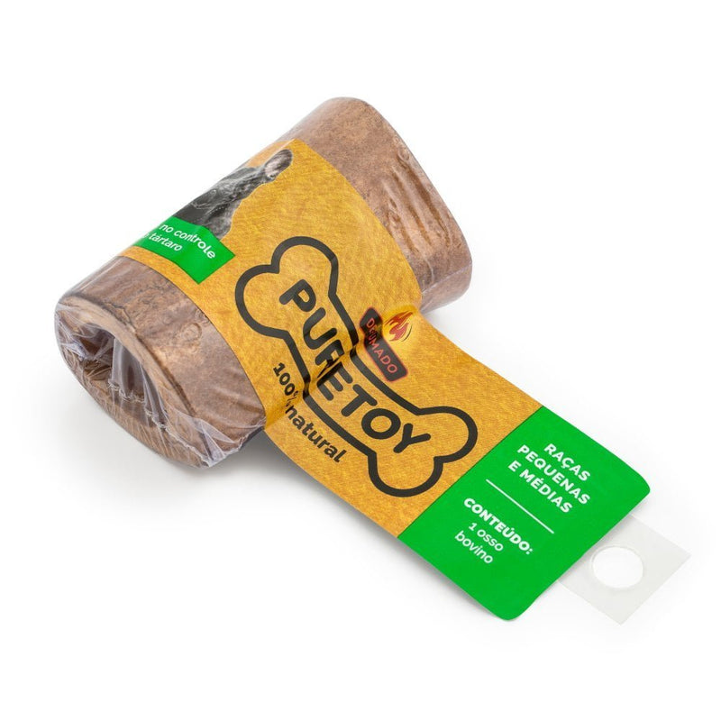 Mordedor Natural Osso Defumado Puretoy para Cães P - M - New York Pets