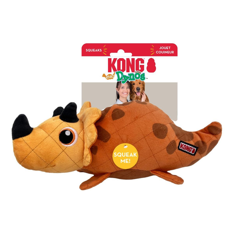 Pelúcia Kong Dynos Roars Laranja para Cachorro com Apito - New York Pets