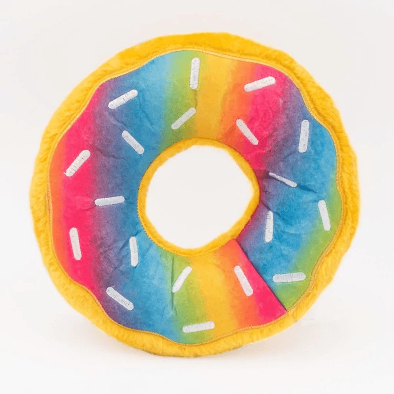 Pelucia para Cachorro Donutz Arco - Iris da Zippy Paws - New York Pets