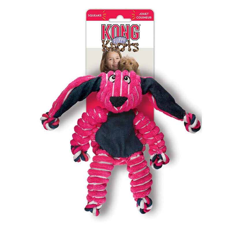 Pelúcia para cachorro Kong Floppy Knots Coelhinho - New York Pets