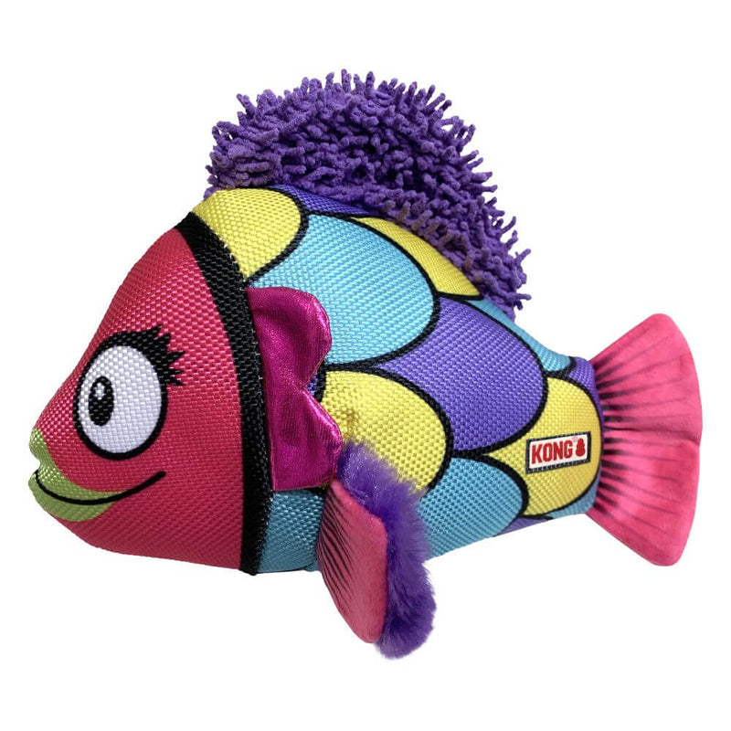 Pelúcia para cachorro Kong Peixe Reefz Rosa - New York Pets