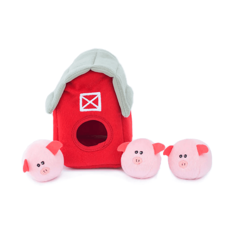 Pelucia Zippy Burrow Celeiro de Porquinhos Para Cachorro - New York Pets