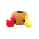 Pelúcia Zippy Claws Passarinhos no Ninho para Gato - New York Pets