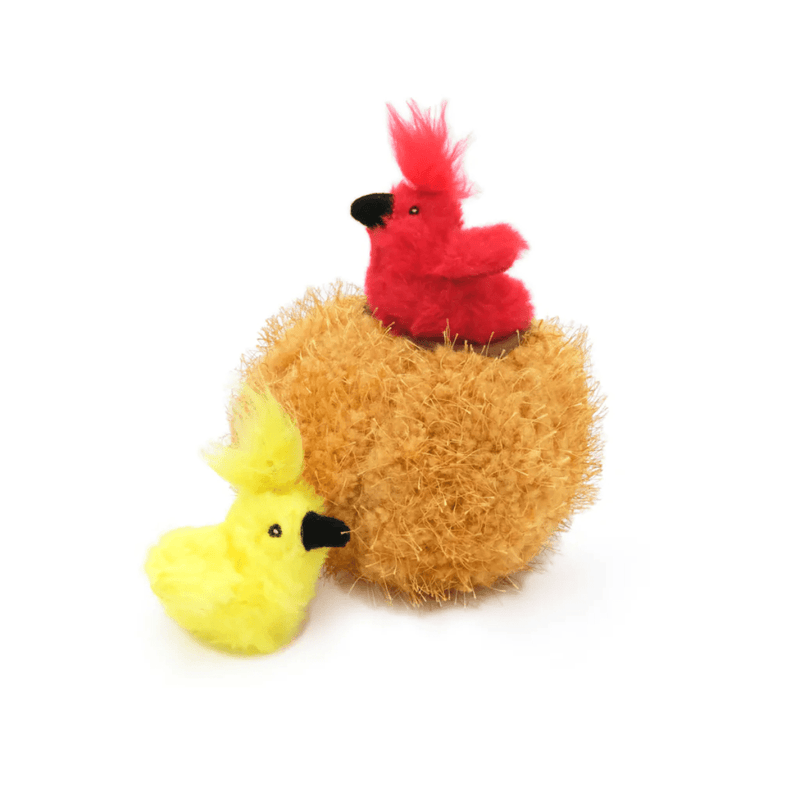 Pelúcia Zippy Claws Passarinhos no Ninho para Gato - New York Pets