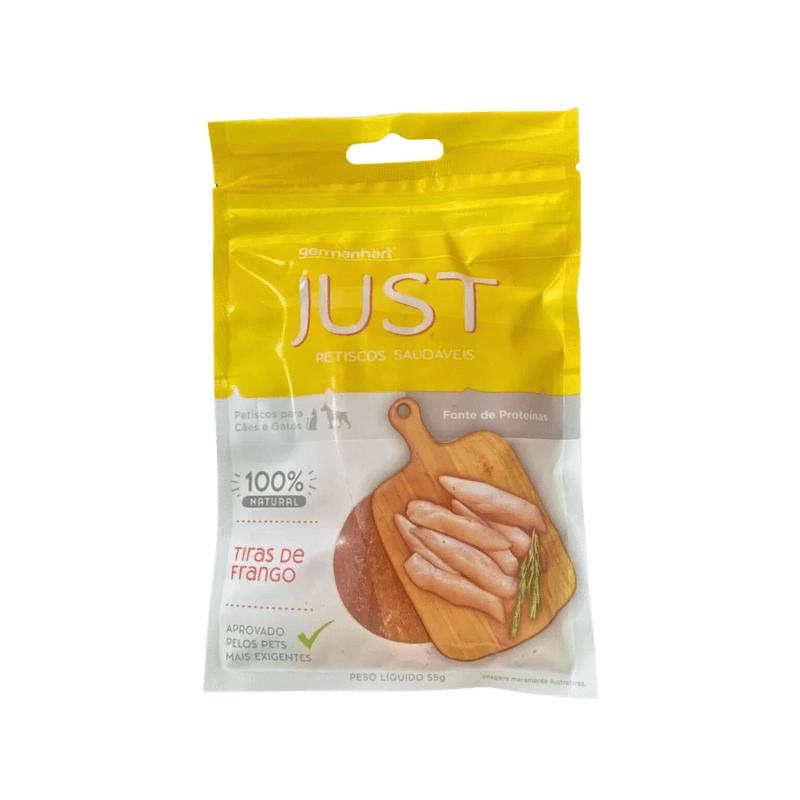 Petisco Just Germanhart Tiras de Frango - New York Pets